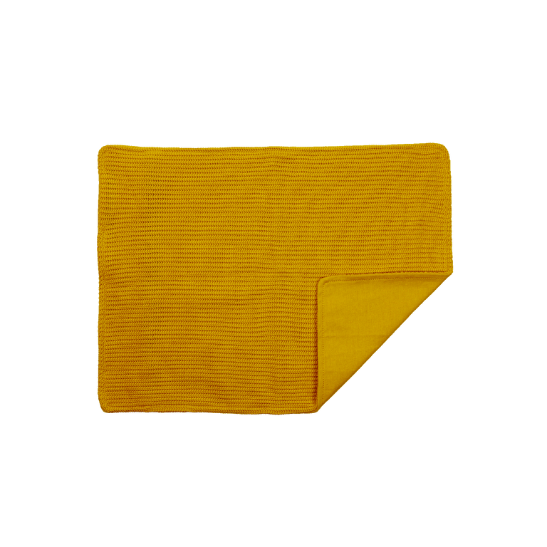 Cover | 45x60 Knitted Oker Yellow